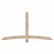 Ekena Millwork Bellingham Smooth Timber Gable Bracket, Douglas Fir, 72"W x 39"H x 3 1/2"D x 3 1/2"F, 13/12 Pitch GBW072X39X0404BEL00SDF - alternate 1